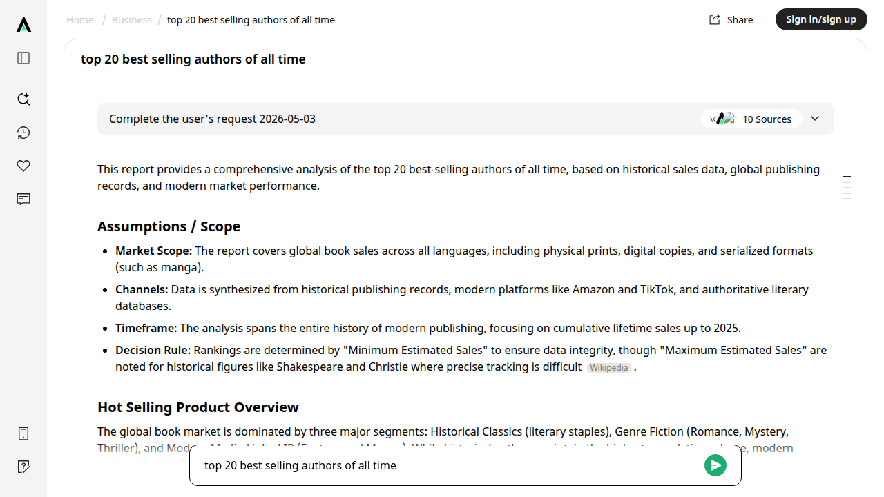 Accio's updated guide provides insights into the top best-selling authors across various genres.