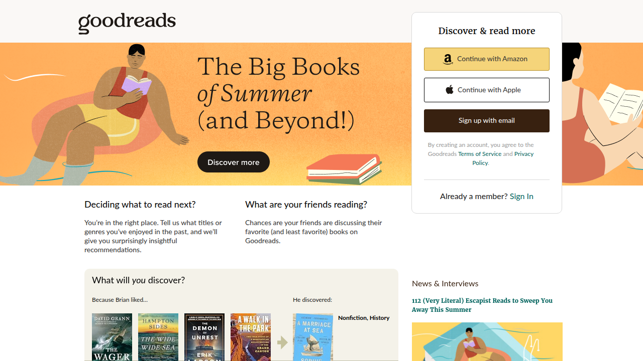 Discover new fantasy and sci-fi reads and community recommendations on Goodreads.