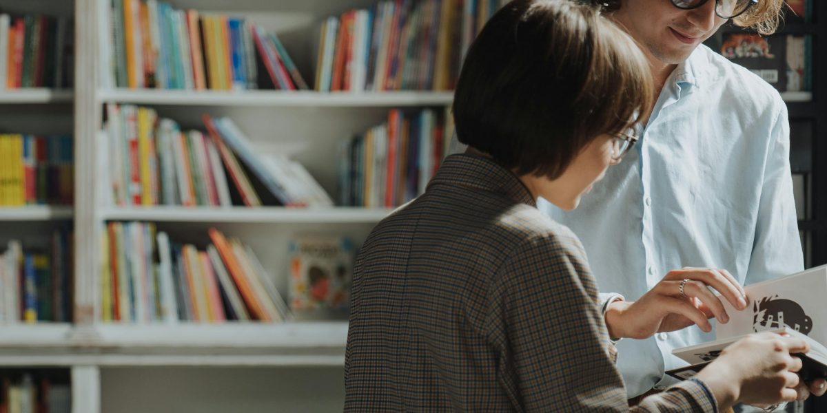 Friends gather to discuss their latest book club read, sharing insights and recommendations.