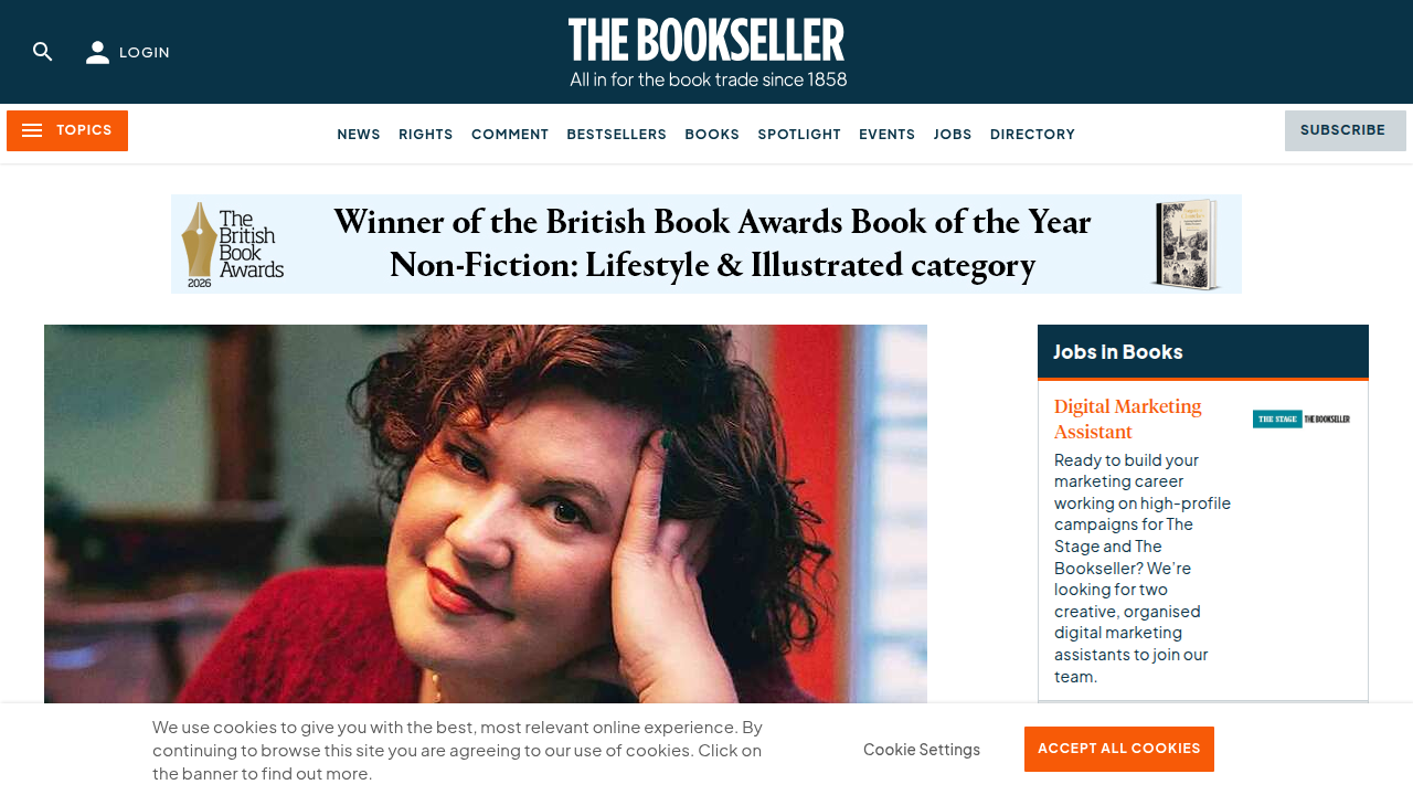 The homepage of The Bookseller, a leading trade magazine for the UK publishing industry.