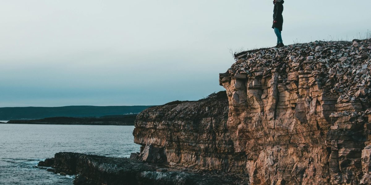 The rugged and dramatic Cornish coastline, an active and integral character in the Poldark series.